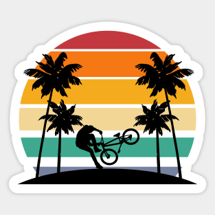 Mountain Biking Retro Sticker